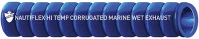 Shields Marine Corrugated Blue Series 262 Silicone Water Exhaust 12-1/2' Hose