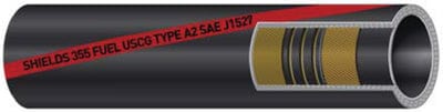 Shields Marine Type A2 Series 355 Fuel Fill Hose <SPACER TYPE=HORIZONTAL SIZE=1> 1.5" ID & 1-57/64" OD