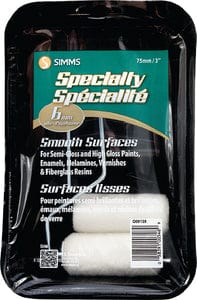 Simms General Purpose 3" Trim Roller Set: 20/case