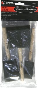 Simms SIM3996 3 Piece Foam Brush Kit