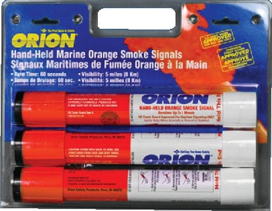 Orion 958 Hand Held Type D Orange Smoke Signal: 3/pk