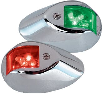 LED 12V Chrome Sidelights Pr