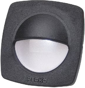 Perko Flush Mount L.E.D. Utility Light: Black