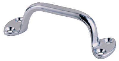 6" Handle: Chrome/Zinc: 2/Card