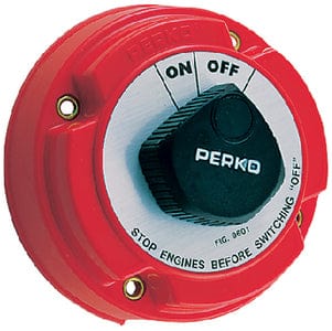 Perko Main Battery Switch: On/Off