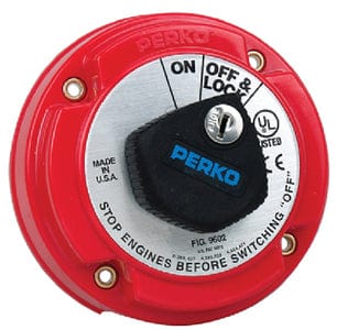 Perko Locking Main Battery Switch: On/Off