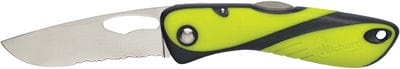 Wichard Offshore Knife: Fluorescent/Black