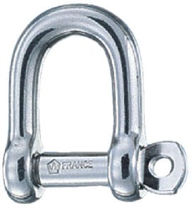 Wichard 1201 Self-Locking D Shackle: 5/32"