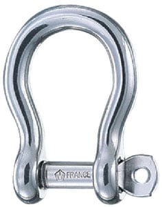 Wichard 1242 Self-Locking Bow Shackle: 3/16"