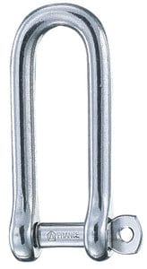 Wichard 1411 Captive Pin Long "D" Shackle: 5/32"