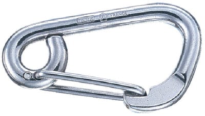 Wichard 2325 Asymmetric Carbine Hook With Eye: 5/16" x 3-5/32"