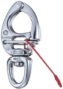 Wichard 2673 "HR" Quick Release Swivel Eye Snap Shackle: 35/64"