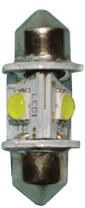 Dr. LED 9000593 Festoon Star&trade; 28-31mm LED Navigation Bulb: Green: 12V