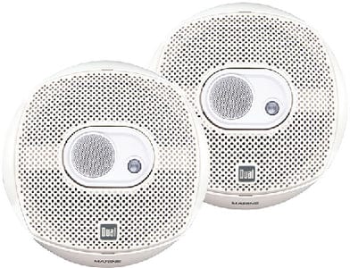 Dual DMS365 DMS Series Marine Speakers: White: 6.5" 3-Way: 1 pr.