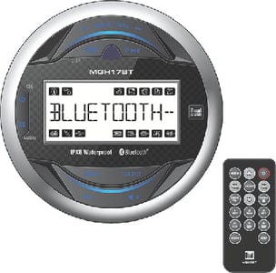 Dual Audio MGH17BT Gauge Hole Media Receiver w/Bluetooth<sup>&reg;</sup>