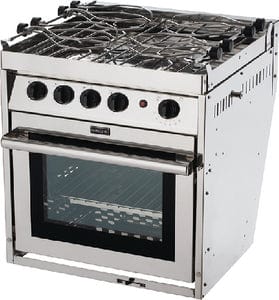 Force 10 FOR63451 Gimballed Gas Galley Range: American Standard: 4 Burner w/Oven