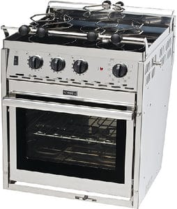 Force 10 65335 Gimballed Electric Galley Range With Ceramic-Glass Cooktop: 120V