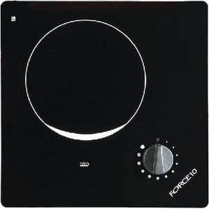 Force 10 75121 Ceramic-Glass Electric Cooktop: 1 Burner: 120V