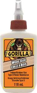 Gorilla Wood Glue: 4 oz.: 6/case