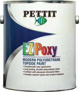 Pettit EZ-Poxy Polyurethane Topside Finish: Semi-Gloss White-Qt.