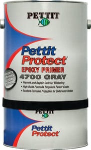 Pettit Protect<sup>&reg;</sup> 47004701CAG High Build Epoxy Primer: Gray Qt. Kit