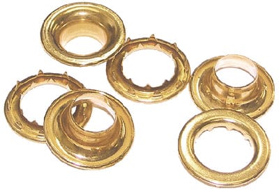 C.S. Osbourne #0 Brass Grommet & Spur Washers: 1/4" ID:144/case