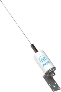 Pacific Aerials P6001 Stainless Steel VHF Whip Antenna: 1m