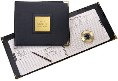 Weems & Plath WAP000301 Faux Leather Logbook Cover