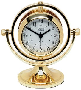 Weems & Plath WAP300800 Skipjack Clock & Barometer: Brass