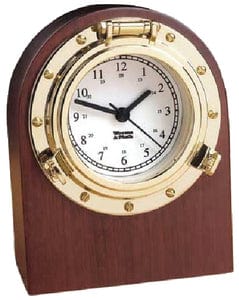 Weems & Plath WAP312400 Porthole Desk Clock