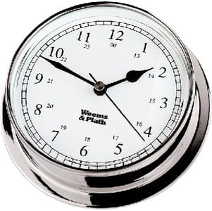 Weems & Plath WAP540500 Endurance&trade; Collection Clock: 4-7/8": Chrome