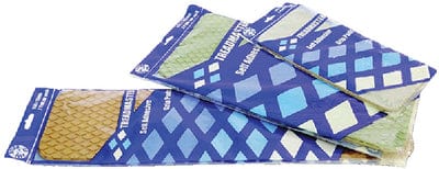 Treadmaster Self Adhesive Grip Pads: 10-3/4" x 5-1/4" x 1/8" Blue w/Diamond Pattern: 2/pk