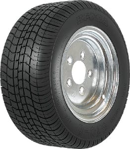 Loadstar Wide Profile Tire and Wheel (Rim) Assembly K399: 205/65-10 Bias (Replaces 20.5x8-10)