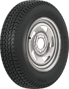 14" Tire & Wheel Assembly: ST205/75D14 C/5-Hole Blade Chrome