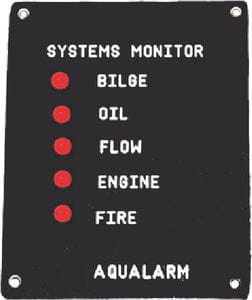 Aqualarm 20030 Visual Indicator Panel Single Engine