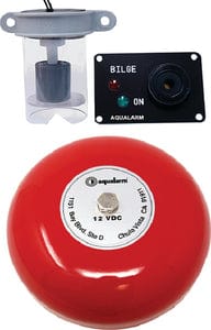 Aqualarm 20131 Bilge Water Level Warning System Detector & Bell