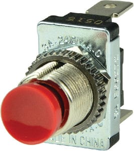 BEP 1001401 Momentary Contact Switch Off?(On): Red