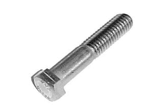 Hex Head Bolt, Course Thread, Hot Dipped Galvanized 1/4" x 1-1/2"