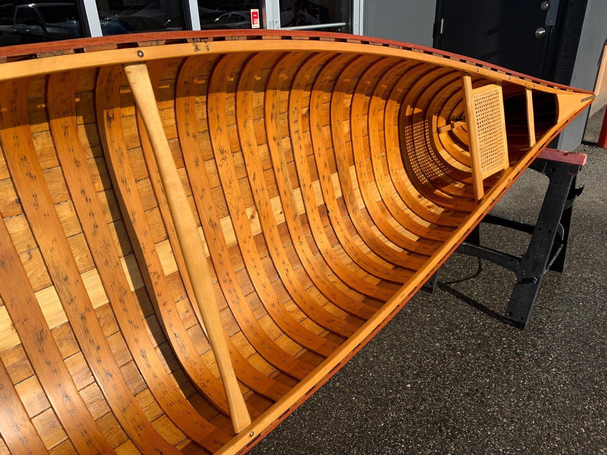 1960'S 13' VINTAGE CEDAR STRIP CANOE