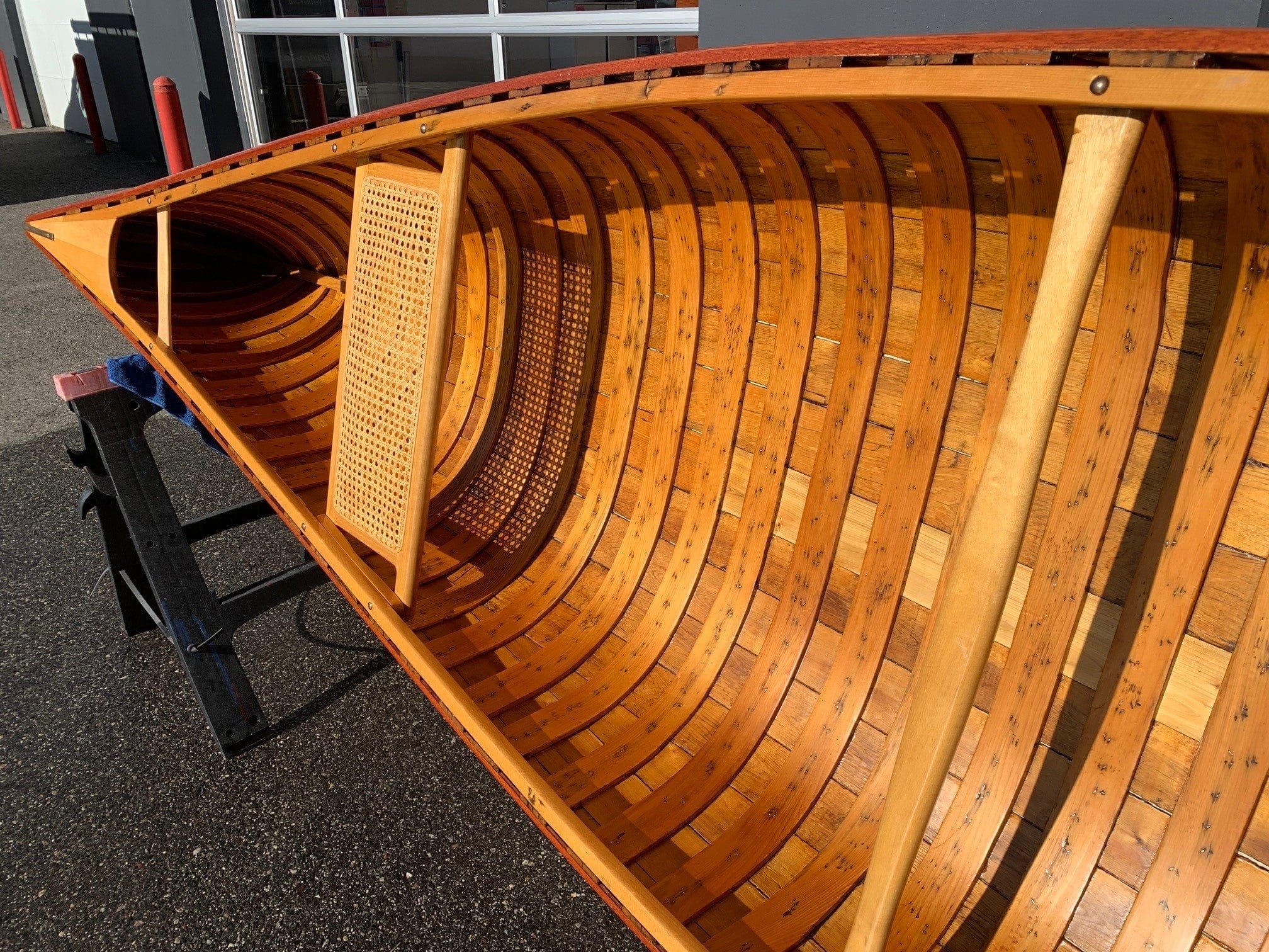 1960'S 13' VINTAGE CEDAR STRIP CANOE