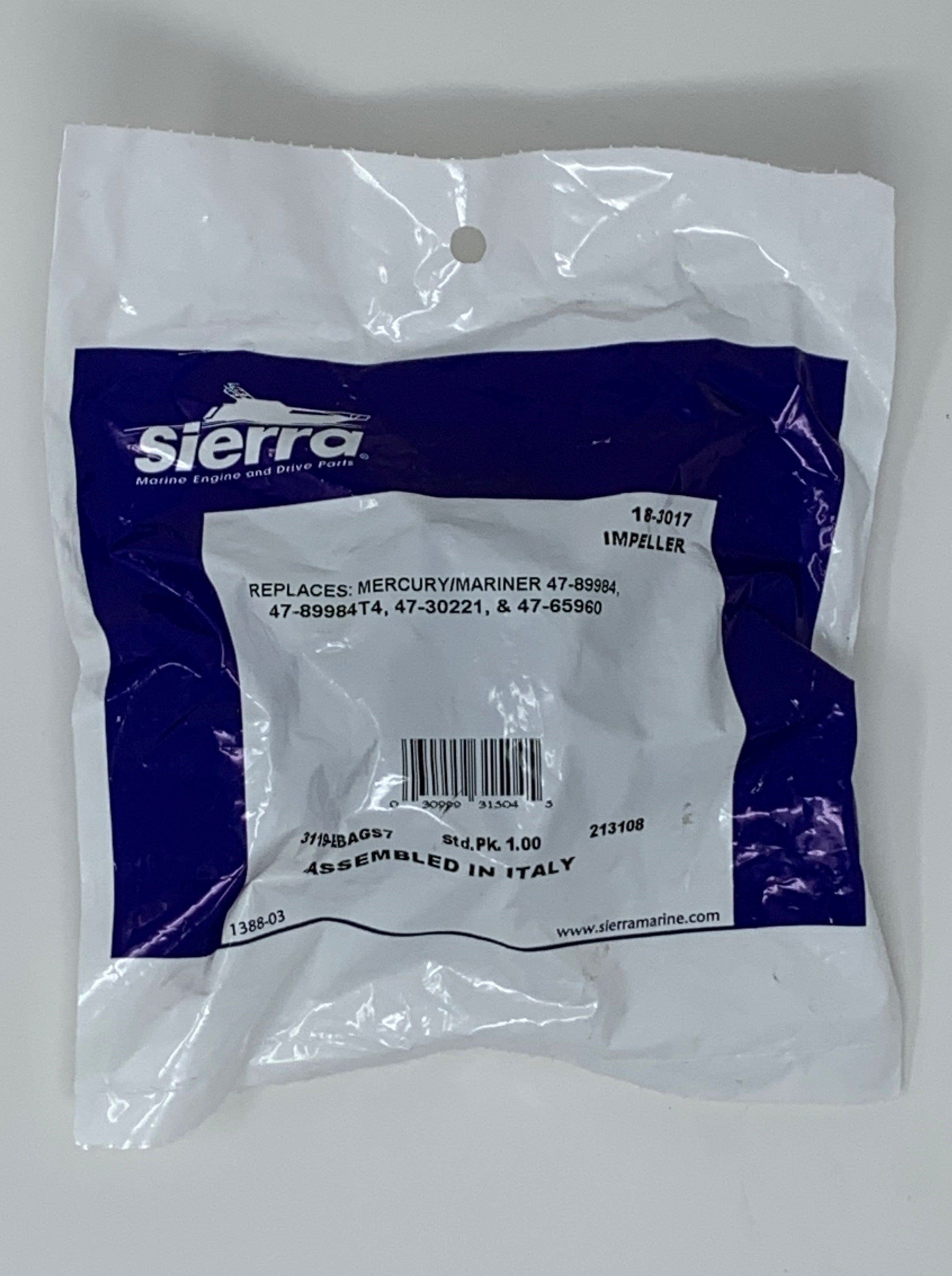 Sierra Marine 18-3017 Impeller