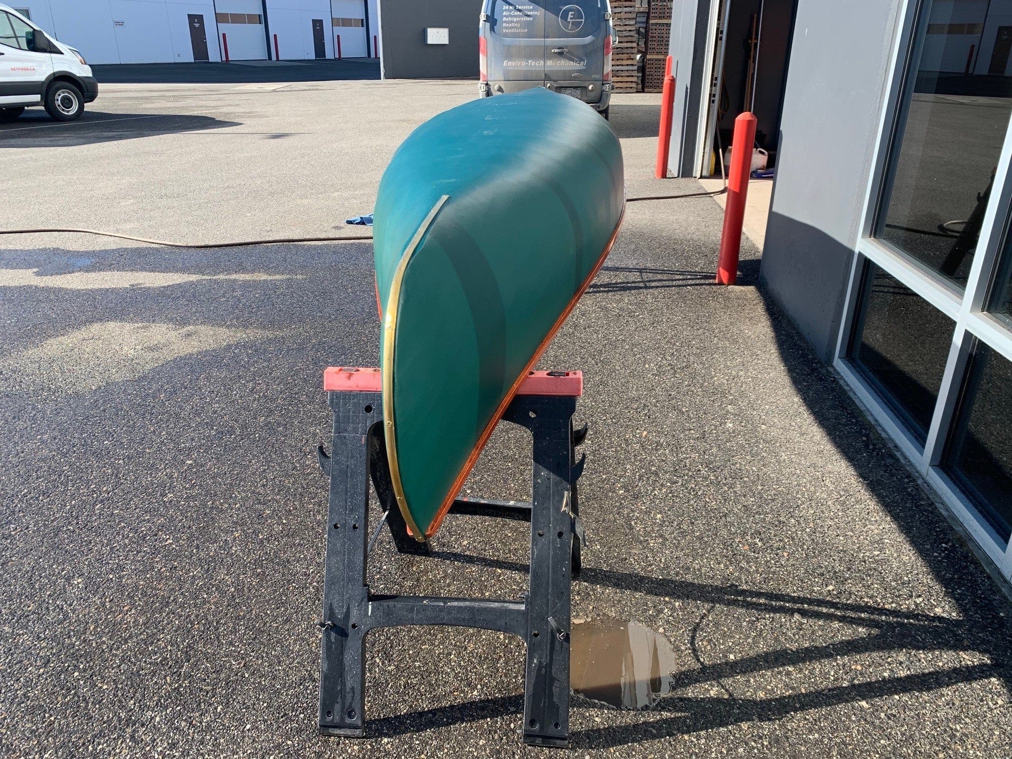 1960'S 13' VINTAGE CEDAR STRIP CANOE