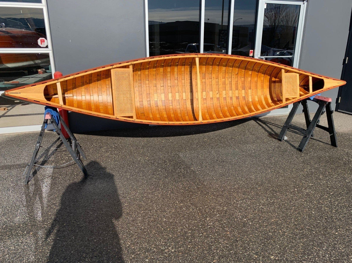 13' Vintage Cedar Strip Canoe