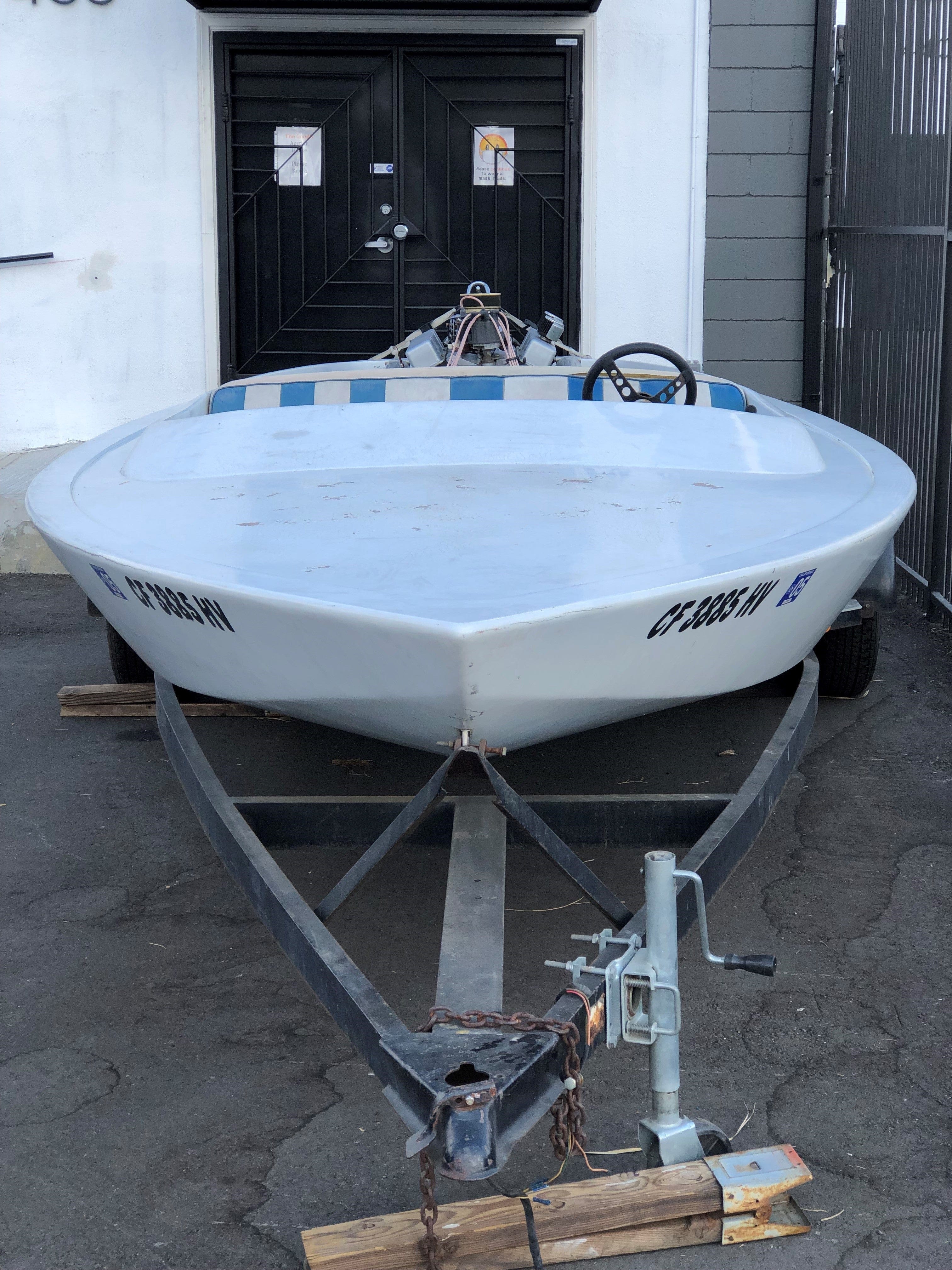 1968 Flatbottom Speedboat