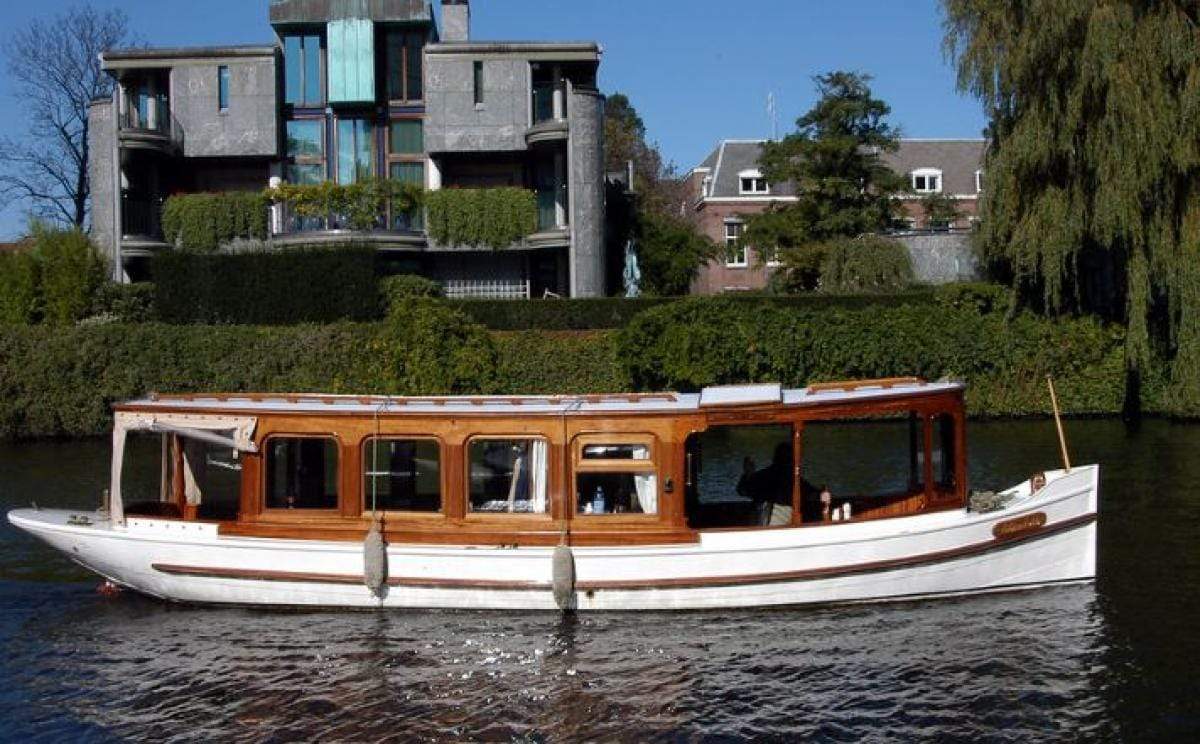 Classic Wooden Boat for Sale -  1910 DUTCH SALON BOAT