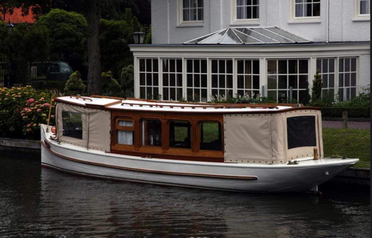 Classic Wooden Boat for Sale -  1910 DUTCH SALON BOAT