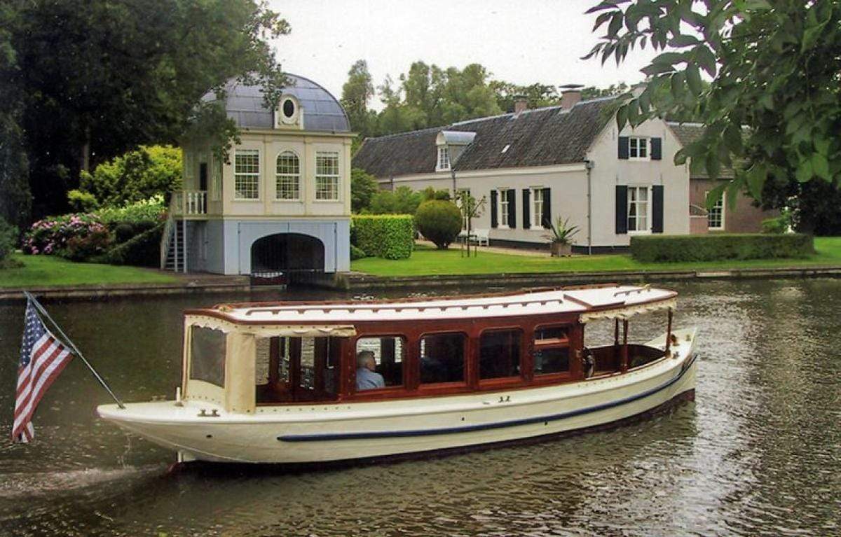 Classic Wooden Boat for Sale -  1910 DUTCH SALON BOAT