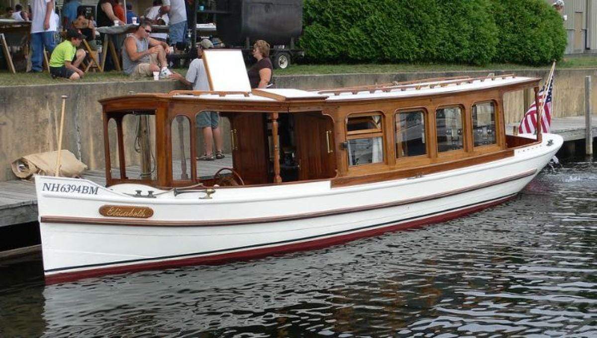 Classic Wooden Boat for Sale -  1910 DUTCH SALON BOAT