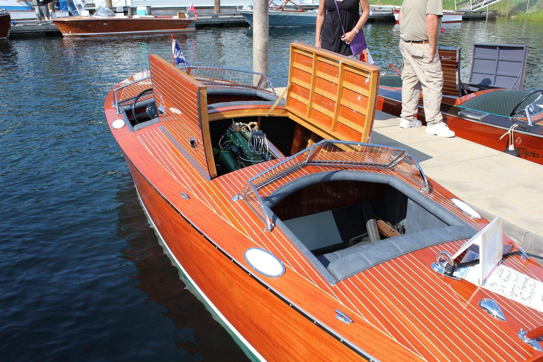 Classic Wooden Boat for Sale -  1931 DODGE 21'6" Split Cockpit Runabout