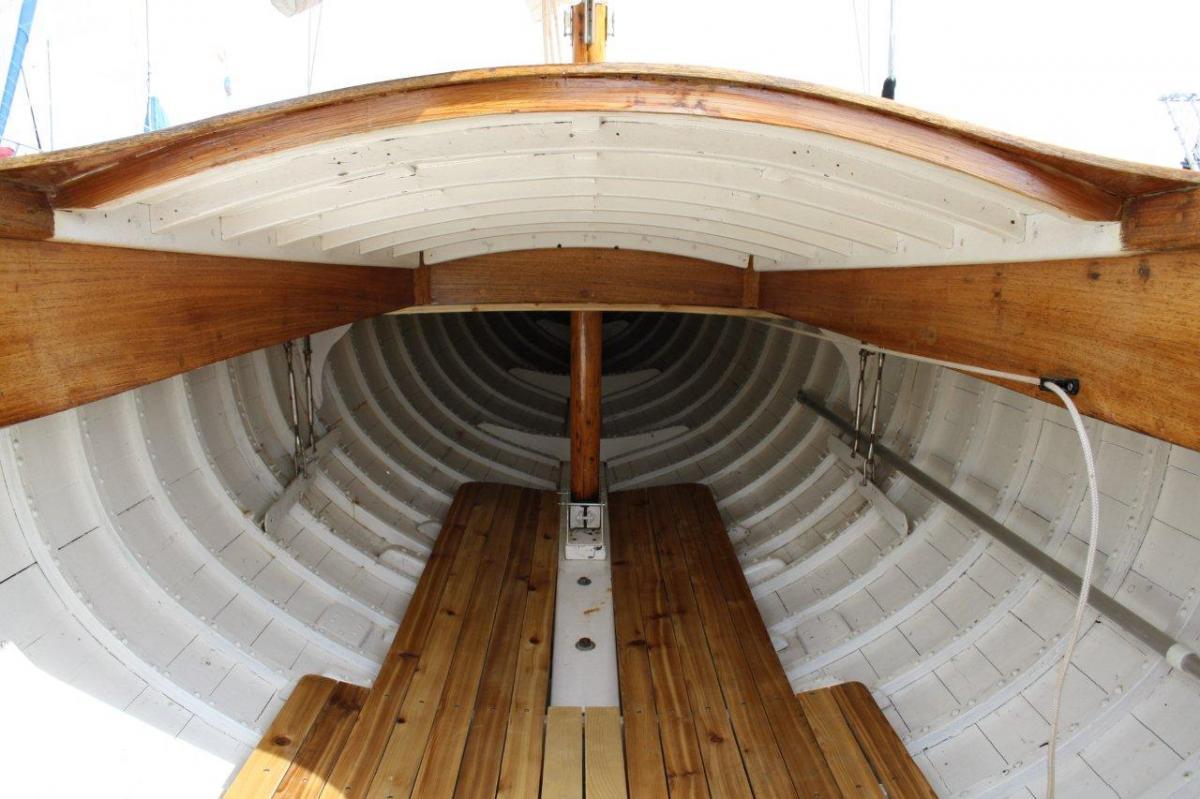 Classic Wooden Boat for Sale -  1948 DRAGON 30' SAILBOAT